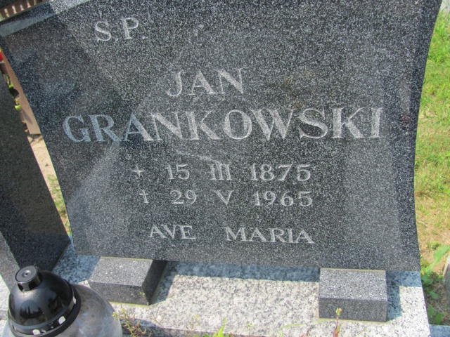 Jan Grankowski 1875 Resko - Grobonet - Wyszukiwarka osób pochowanych