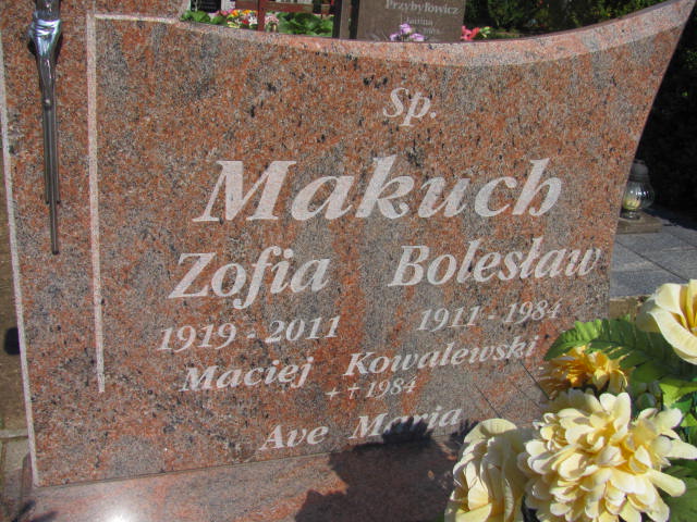 Zofia Makuch 1919 Resko - Grobonet - Wyszukiwarka osób pochowanych