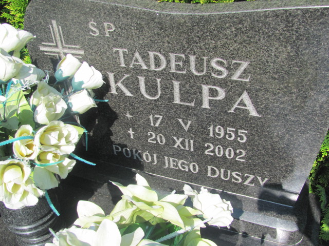 Tadeusz Kulpa 1955 Resko - Grobonet - Wyszukiwarka osób pochowanych