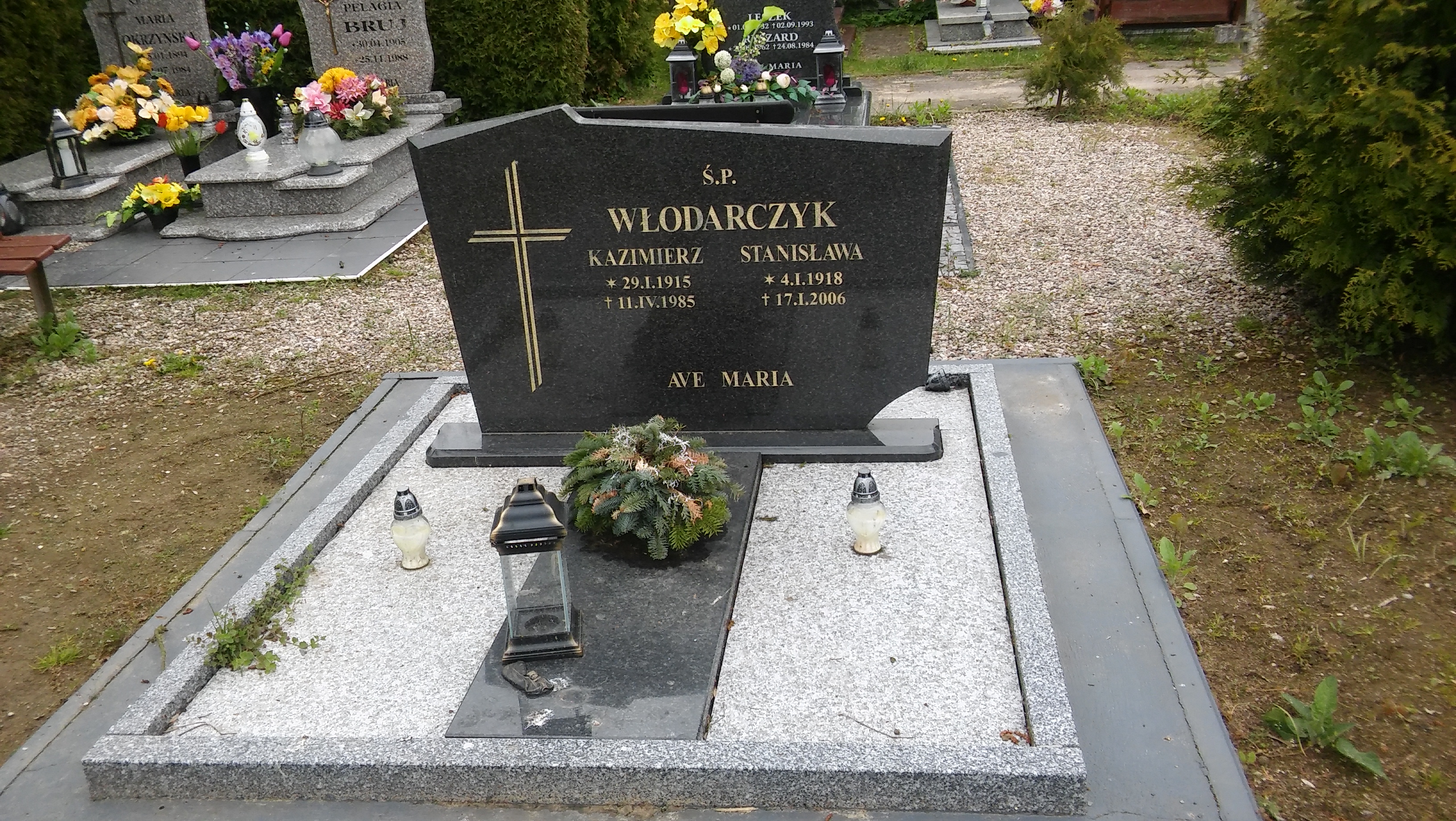 Grób Stanisława Włodarczyk