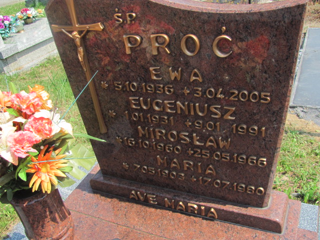 Mirosław Proć 1960 Resko - Grobonet - Wyszukiwarka osób pochowanych