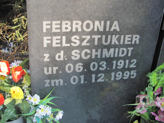 Febronia Felsztukier 1912 Resko - Grobonet - Wyszukiwarka osób pochowanych