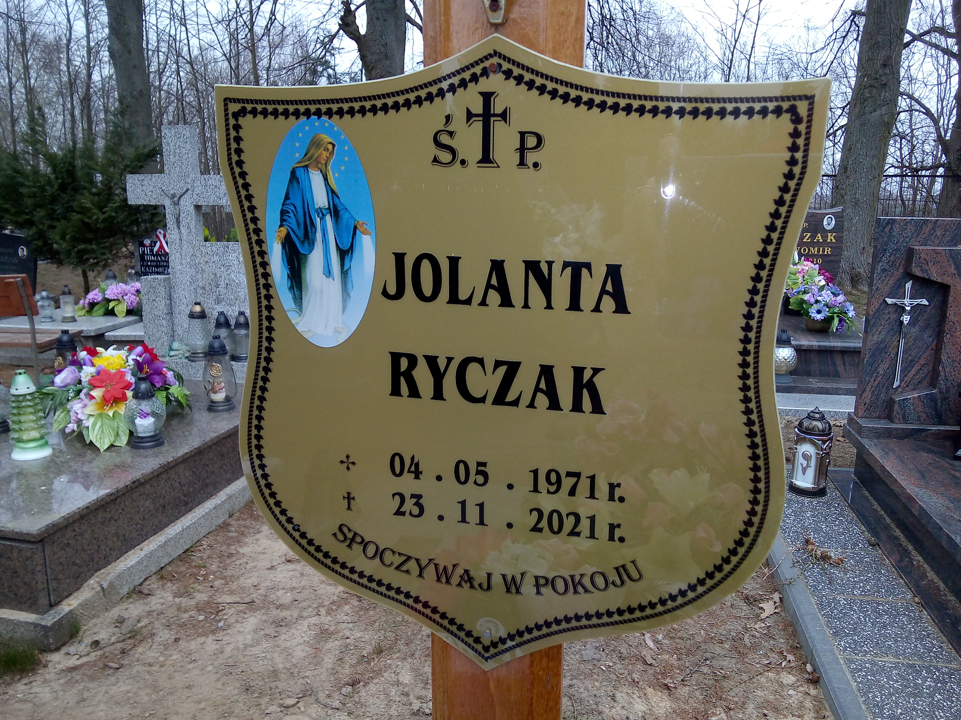 Jolanta Ryczak 1971 Resko - Grobonet - Wyszukiwarka osób pochowanych