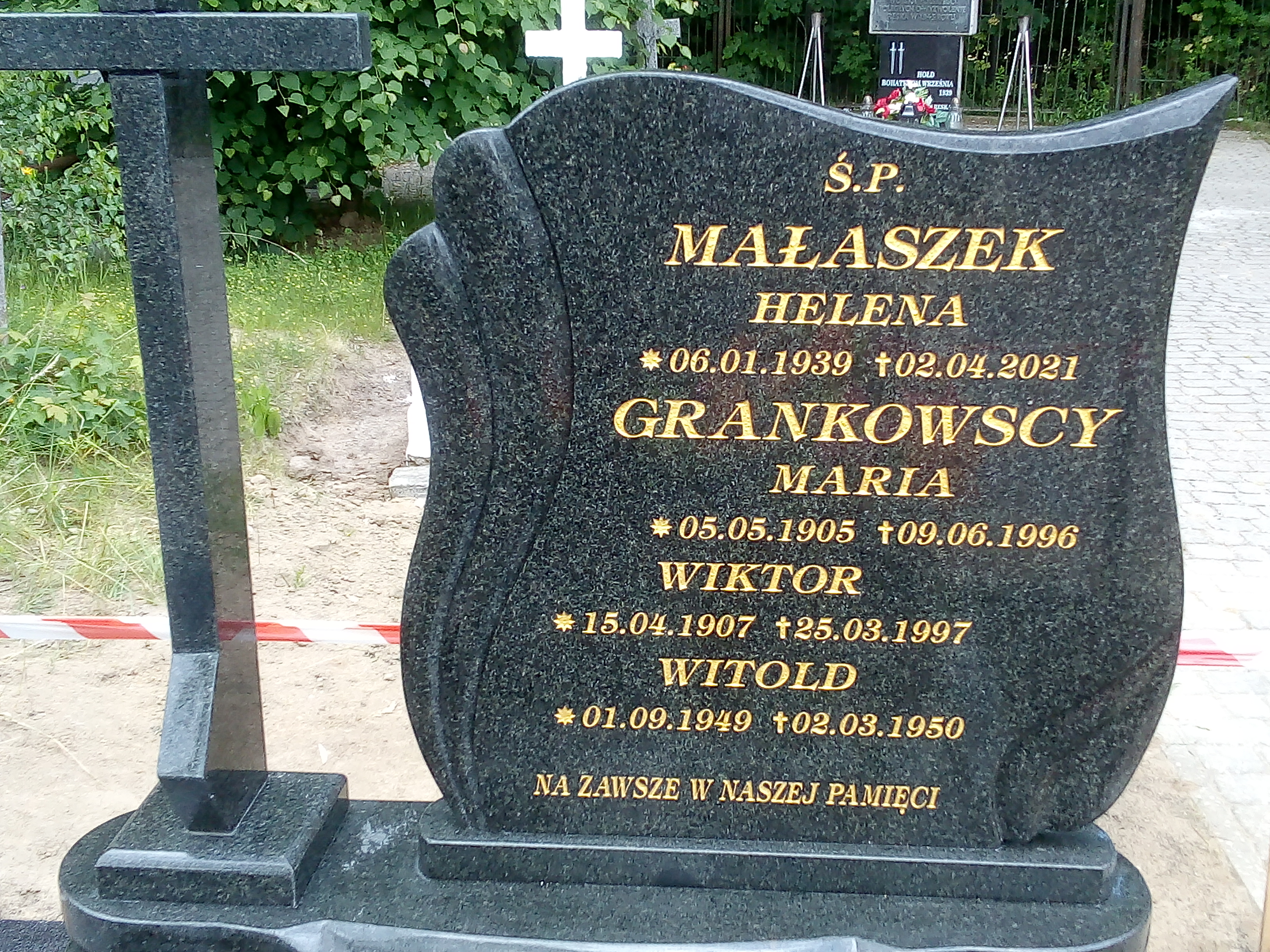Helen Małaszeka 1939 Resko - Grobonet - Wyszukiwarka osób pochowanych