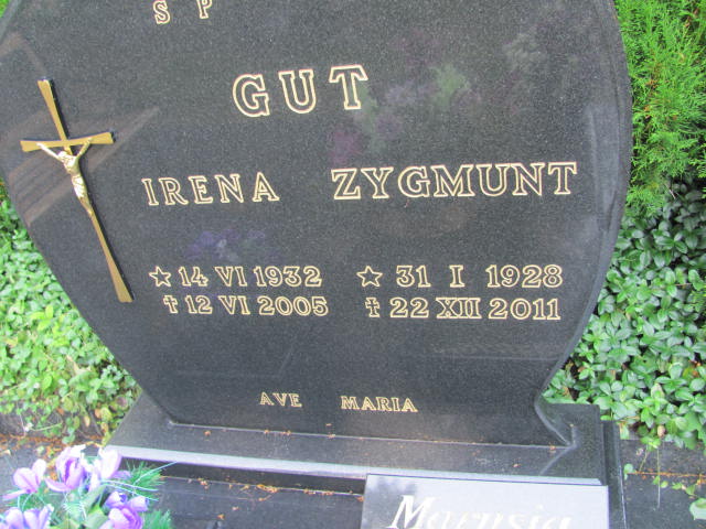Irena Gut 1932 Resko - Grobonet - Wyszukiwarka osób pochowanych