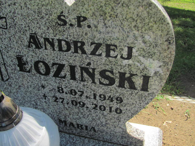 Andrzej Łoziński 1949 Resko - Grobonet - Wyszukiwarka osób pochowanych