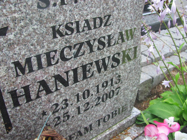 Mieczysław Haniewski 1913 Resko - Grobonet - Wyszukiwarka osób pochowanych